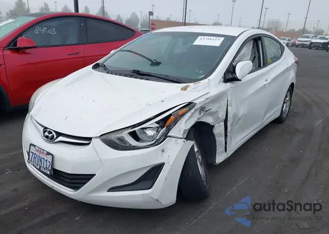 2014 Hyundai Elantra Se z USA, uszkodzony, nr VIN 5NPDH4AE5EH526629